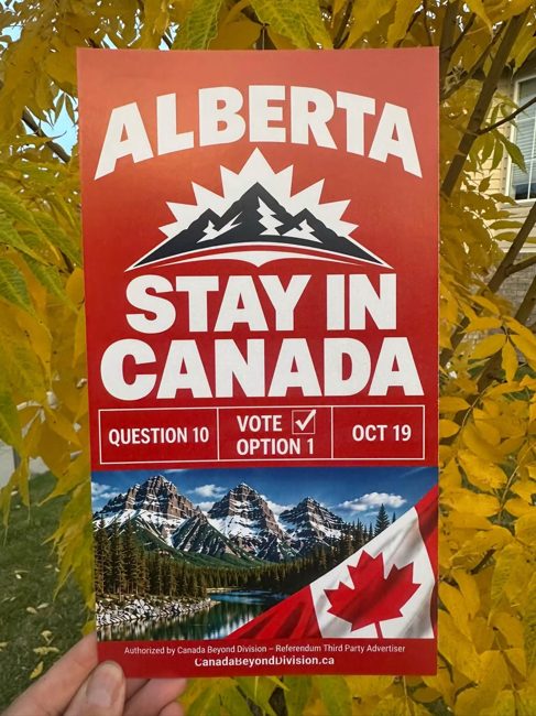 Stay in Canada campaign artwork